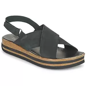 Think Comfort Sandals Black Zega SCHWARZ 6