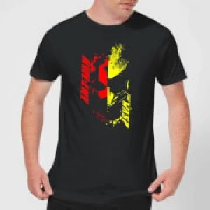 Ant-Man And The Wasp Split Face Mens T-Shirt - Black - XL