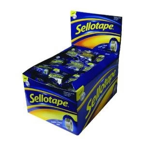 Sellotape Super Clear Tape 18mmx10m Pack of 50 1443330