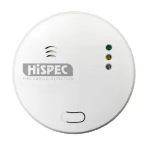 Hispec HSSA/CO/FF Mains Round Carbon Monoxide Alarm - Fast Fix