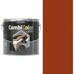Rust Oleum CombiColor Multi Surface Paint Bright Red 750ml