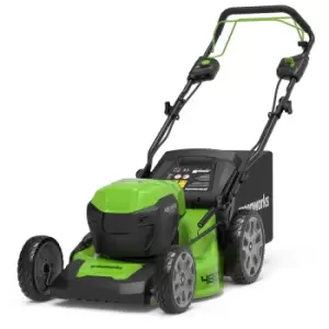 Greenworks GD24X2LM46S 48v Cordless Self Propelled Rotary Lawnmower 460mm No Batteries No Charger