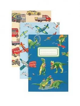 Cath Kidston Dino In London 3 Pack Notebooks and Pencils