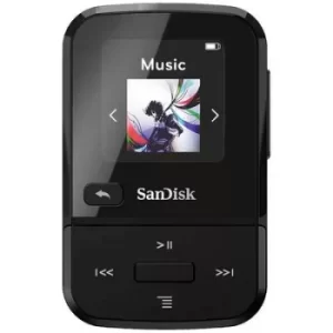 SanDisk Clip Sport Go MP3 player 16GB Black Clip, FM radio