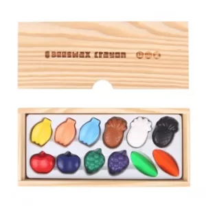 Beeswax Crayon Colourful Fruits 12 Colours