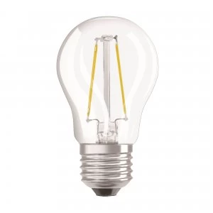 Osram 2.5W Parathom Clear LED Globe Bulb ES/E27 Very Warm White - 287983-287983