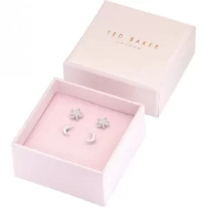 Ted Baker Ladies Base metal Pave Star Crescent Moon Gift Set Moanny Pave Star/Crescent Moon Multi Earring Gift Set