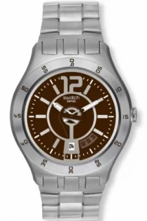 Mens Swatch In A Brown Mode Watch YTS406G