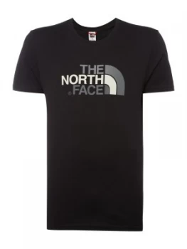 Mens The North Face Short Sleeved Easy Tee Black