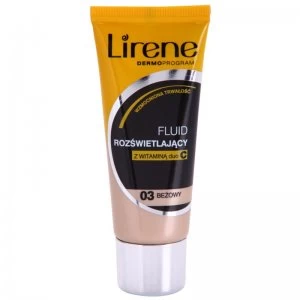 Lirene Vitamin C Brightening Liquid Foundation with Long-Lasting Effect Shade 03 Beige 30ml