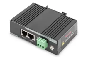Digitus Industrial Gigabit Ethernet PoE+ Injector, 802.3 af/at, 60 W