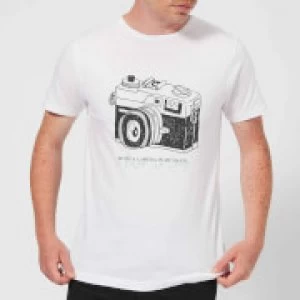With A Camera In My Hand, I Know No Fear T-Shirt - White - 5XL