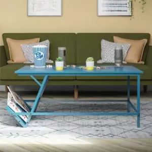 Regal Living Room Coffee Table Blue Oak By Novogratz
