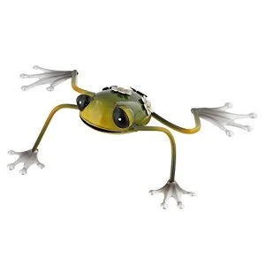 Country Living Hand Painted Metal Frog