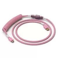 Glorious Coiled Cable USB-C to USB-A - Prism Pink (GLO-CBL-COIL-PP)