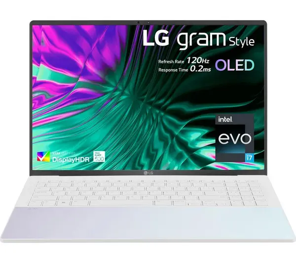 LG gram Style 16Z90RS 16" Laptop - Intel Core i7, 1TB SSD, White