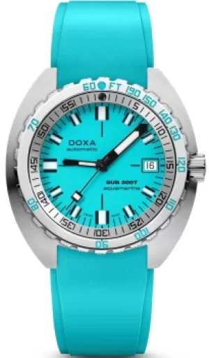 Doxa Watch Sub 300T Aquamarine Rubber