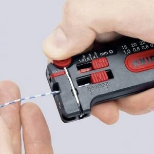 Knipex 12 80 040 SB Wire stripper Suitable for CU cables 0.12 up to 0.4 mm