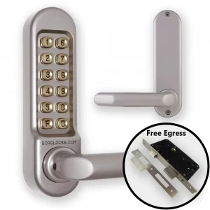 Borg 5004 Combination Lock DDA Handles + Escape Lock