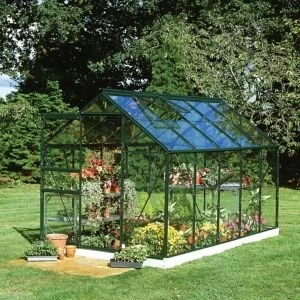 BQ Metal 6x10 Horticultural glass greenhouse