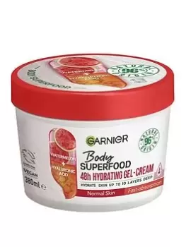 Garnier Garnier Body Superfood, Hydrating Gel-Cream For Body, With Watermelon & Hyaluronic Acid, Body Gel-Cream For Normal Skin, Vegan Formula, 380Ml