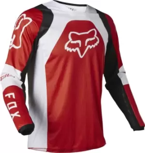 FOX 180 Lux Motocross Jersey, red Size M red, Size M