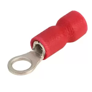 TruConnect M3.5 Stud Size Red 25A Ring Connector Pack of 100