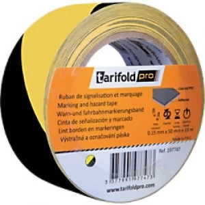 Tarifold Floor Marking Tape Vinyl 5cm Yellow & Black