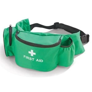 Click Medical Bum Bag with Extra Pocket Small Green Ref CM1101 Up to 3