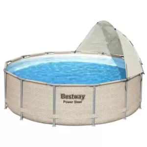 Above Ground Pool Canopy White Bestway