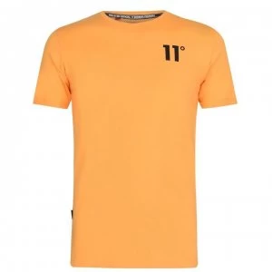 11 Degrees Muscle Fit T Shirt - Saffron Orange