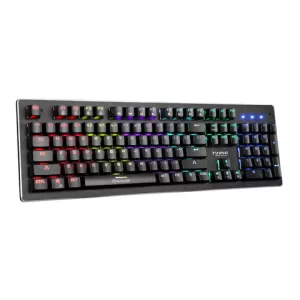 Marvo Scorpion KG909 RGB LED Full Size Mechanical Gaming Keyboard with Blue Switches UK Layout