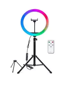 Rio Professional RGB Makeup & Vlogging 12-Inch RGB LED Ring Light