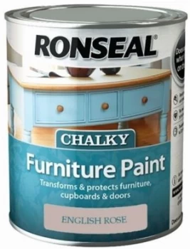 Ronseal Chalky Paint 750ML - English Rose