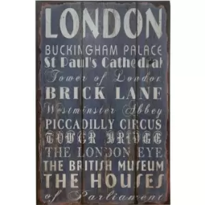 London Wall Plaque - Premier Housewares