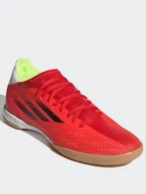 adidas X Speedflow.3 Indoor Boots, Red/Black/Orange, Size 7, Men