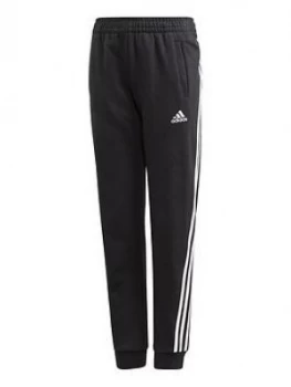 adidas Girls 3-Stripes Pant - Black, Size 11-12 Years, Women