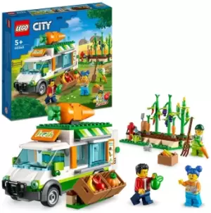 LEGO City Farmers Market Van Food Truck Farm Toy Set 60345