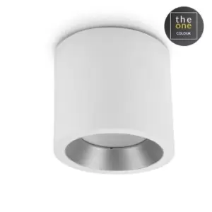 Cosmos LED Large Outdoor Surface Mounted Spotlight White IP65