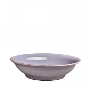 Denby Heritage Lilac Heath Medium Shallow Bowl