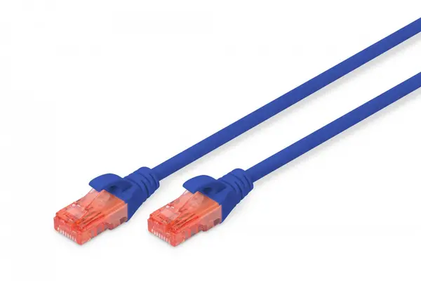 DIGITUS (DK-1617-100/B) CAT 6 U-UTP patch cord, Cu, LSZH AWG 26/7, length 10 m, color blue