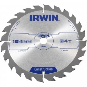 Irwin Aluminium Non-Ferrous Metal Saw Blade 184mm 24T 16mm