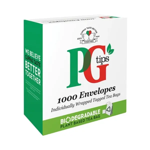 PG Tips Enveloped Tagged 1000x Tea Bags