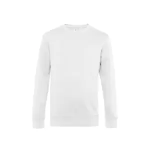B&C Mens King Crew Neck Sweater (L) (White)