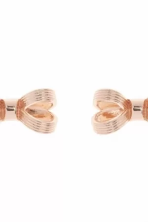 Ted Baker Ladies Rose Gold Plated Olsi Mini Opulent Bow Earring TBJ1575-24-03