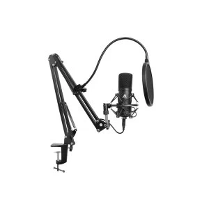 Maono Studio Microphone Kit USB Connection Table Spring Loaded Boom Arm and Pop Filter
