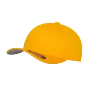 Flexfit Wooly Combed Cap (S-M) (Gold/Silver)
