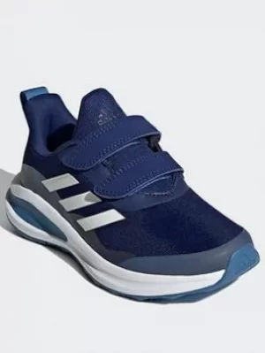 adidas Fortarun Double Strap Running Shoes, Blue/White, Size 11