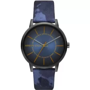 Armani Exchange Blue Pattern Watch