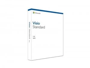 Microsoft Visio Standard 2019 1 License Medialess